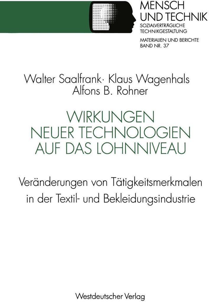 Wirkungen neuer Technologien auf das Lohnniveau