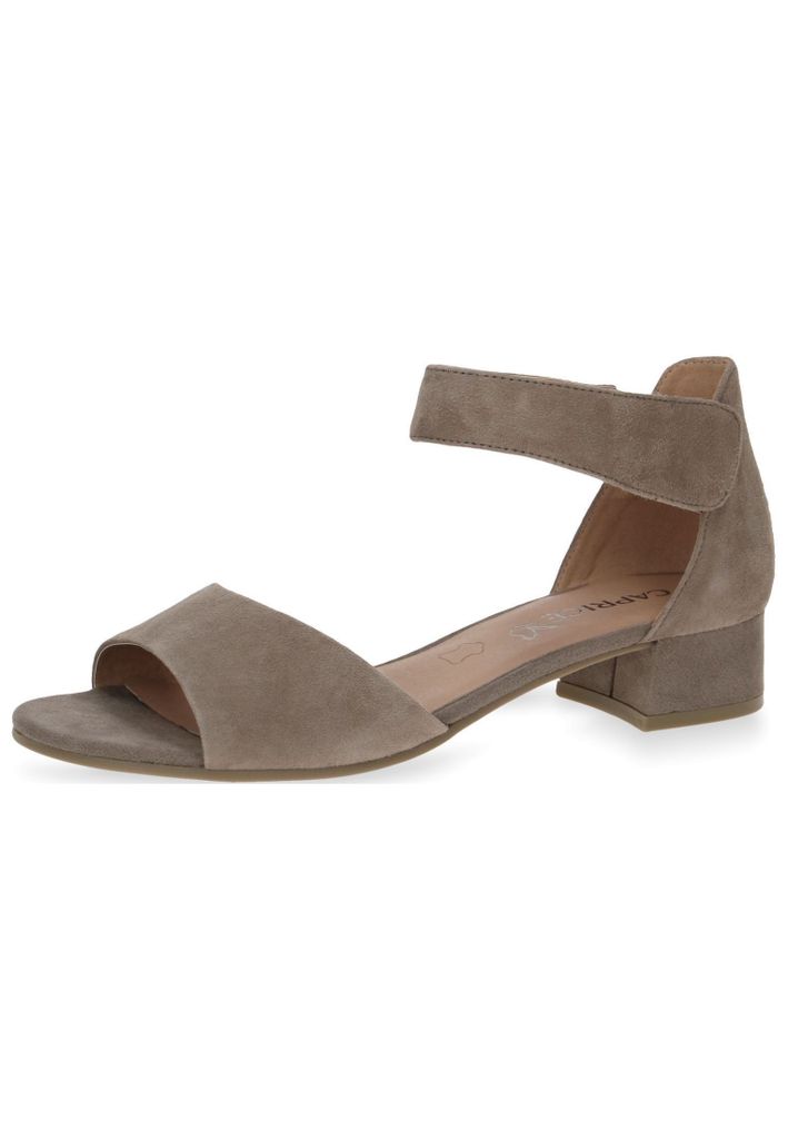 Caprice Damen Sandale Leder geschlossene Ferse 9-28212-20, Größe:39 EU, Farbe:Braun