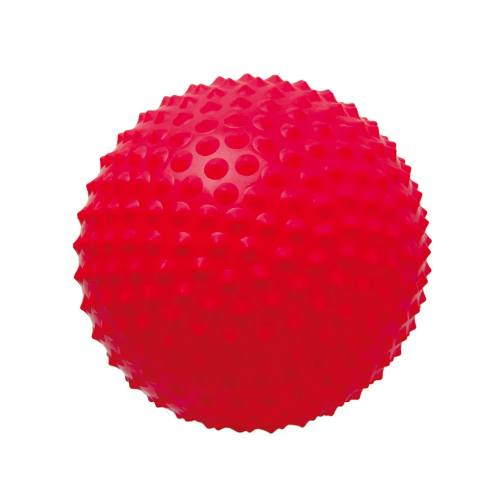 Soulager les tensions musculaires avec la balle hérisson Togu 23 cm rouge