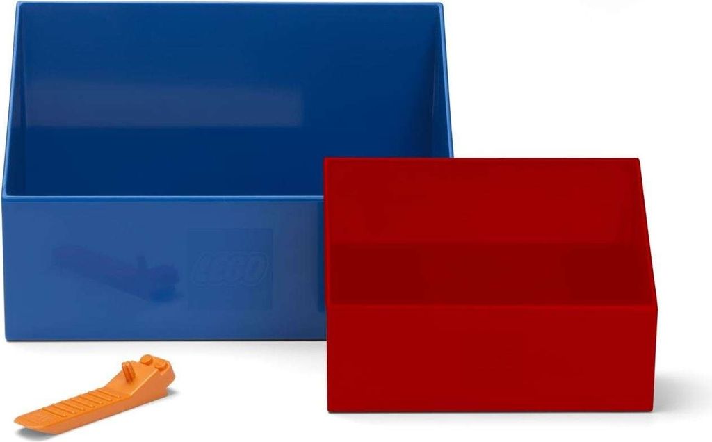 lego 41210001 LEGO Stein Schaufel 2er Set Aufbewahrungsbox grau