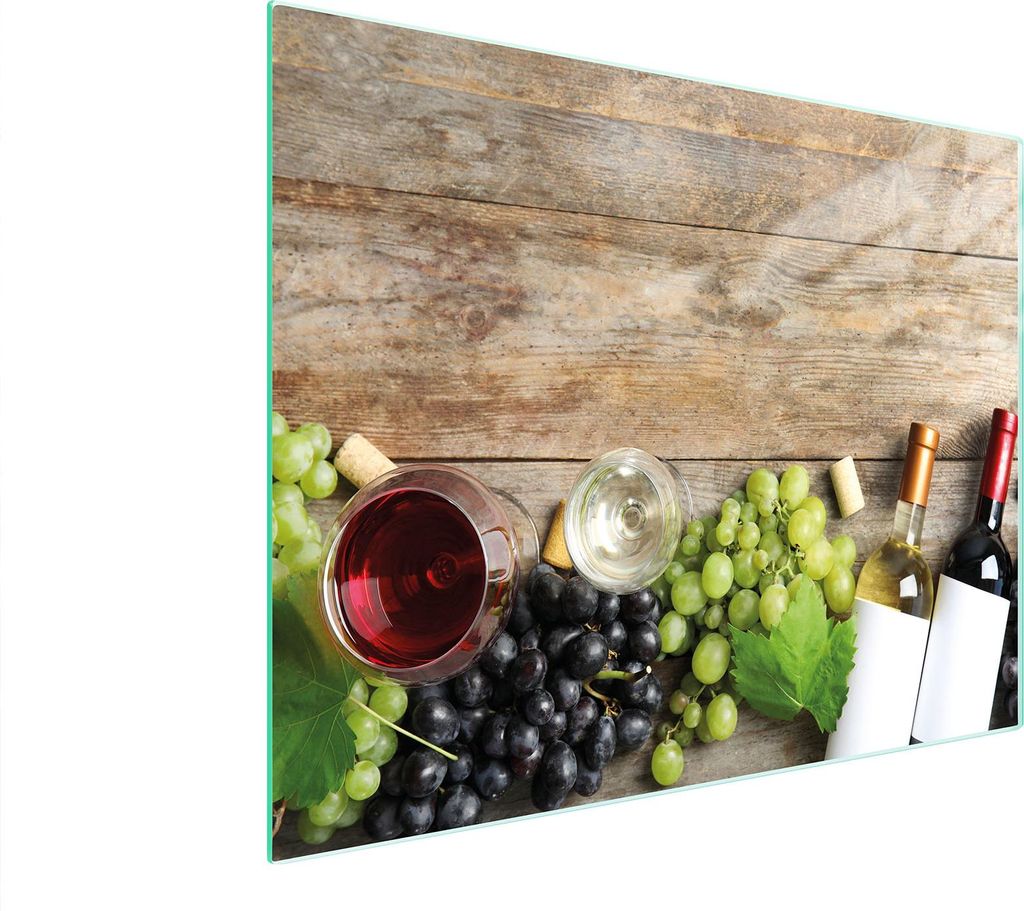 Glasschneidebrett 52x40 Holz