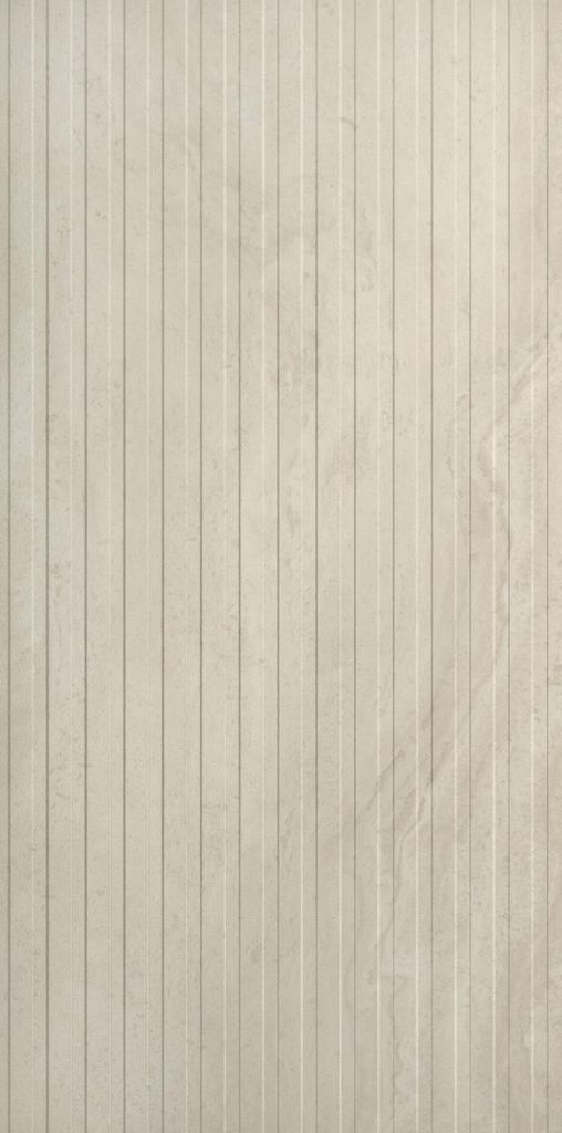 Bodenfliese Feinsteinzeug Travertino Decoro 60 x 120 cm beige