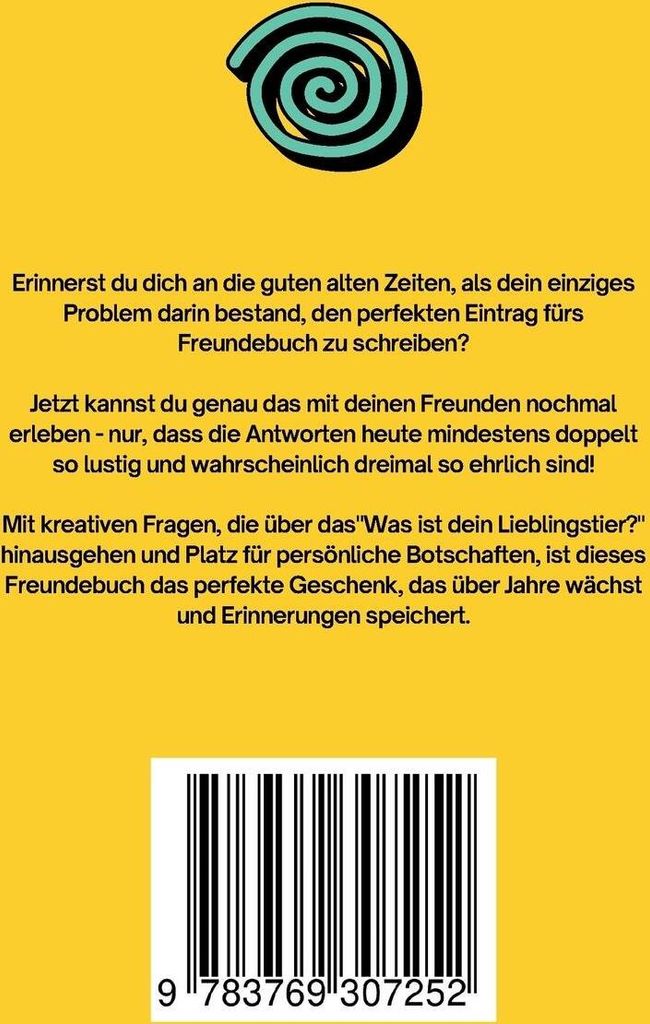 Freundebuch für Erwachsene
