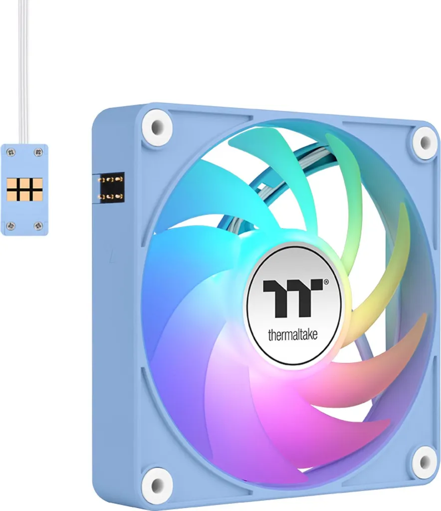 Thermaltake CT120 EX ARGB Sync Hydrangea Blue Pack de 3 Ventilateurs PC - 2