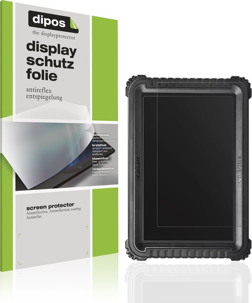 2x Schutzfolie für iCarSoft CR Ultra matt Displayschutzfolie Folie Display Schutz dipos