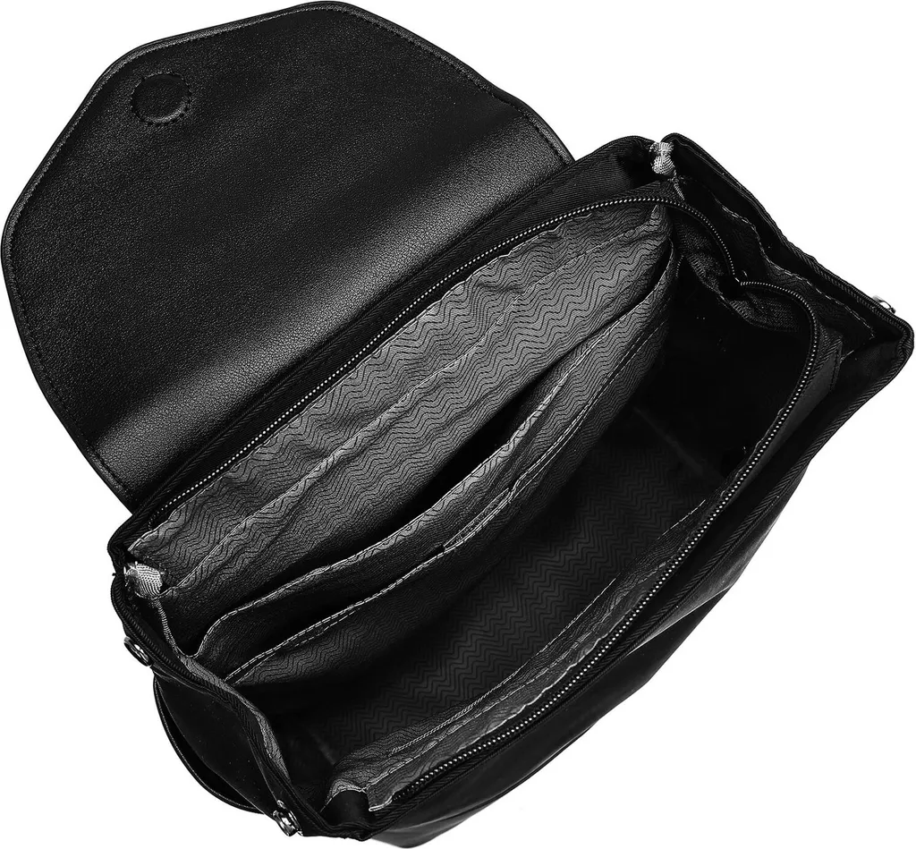 Zaino Vuch Inchel Nero Donna | Elegante Zaino Città Taglia Unica - 4
