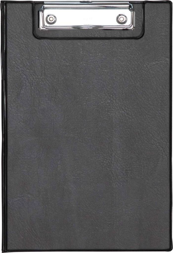 MAUL Schreibmappe A5 Hochformat Karton Folie schwarz