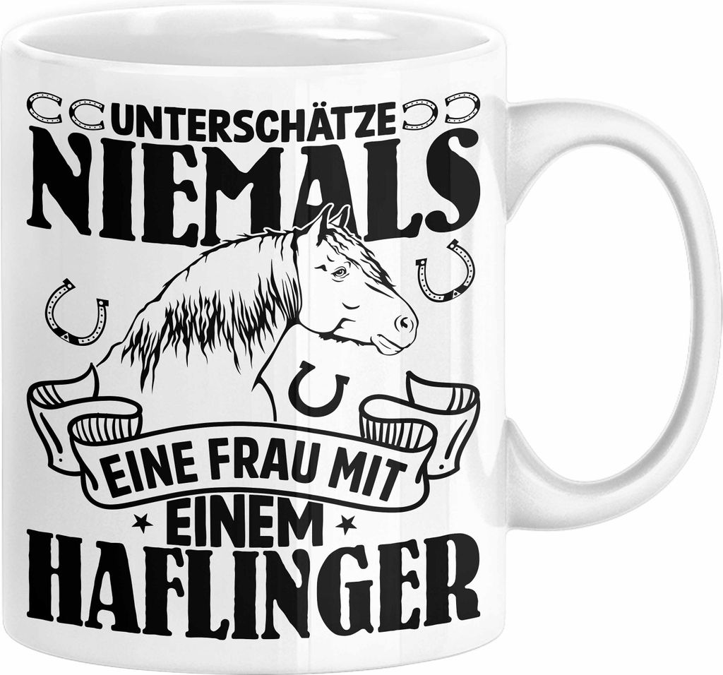Haflinger Tasse Geschenk Haflinger-Besitzerin Pferde Produktbild 
