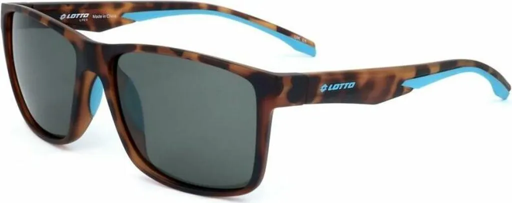 Lotto LS1007 Lunettes Tortoise Mat Légères avec Intérieur Bleu