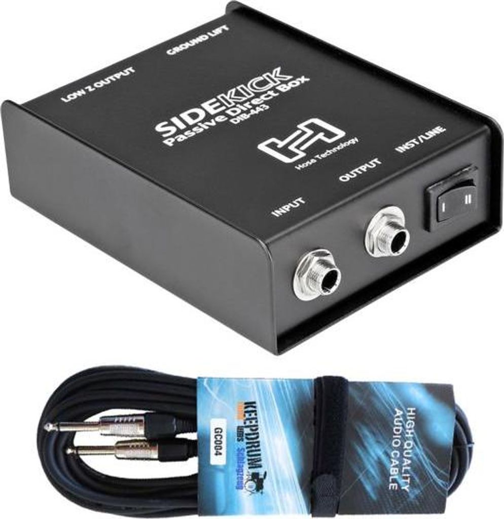 Hosa DIB-443 Sidekick DI-Box mit Klinkenkabel