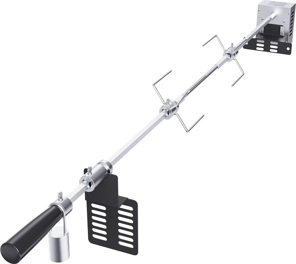 Universal Grill Rotisserie Kit BBQ Roaster 32"/39" Spit Rod Electric Motor