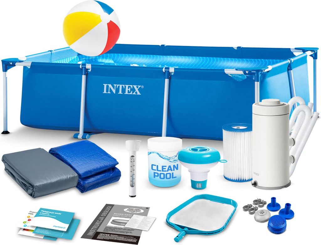 Zahradní bazén s rámem 260 x 160 x 65 cm 15 v 1 INTEX 28271 Obrázek produktu 