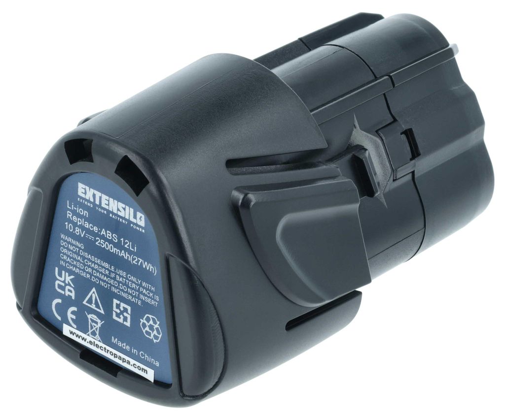 vhbw Akku kompatibel mit Lux Tools ABS 12Li 396951 Werkzeug (2500 mAh, Li-Ion, 10,8 V)