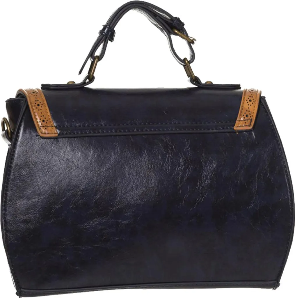 Sac à main Dancing Days Stevie Bleu Marine - Style Rétro Vintage Chic - 3