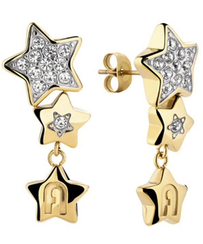 Orecchini a Stella Furla Star Acciaio Oro 25x5mm | Gioielli Originali