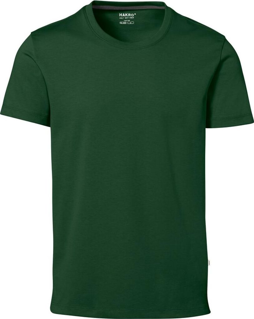 HAKRO Baumwolle Tec T-Shirt Herren #269 Gr. L tanne