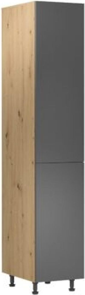 Küchenhochschrank mit Regalfächern Stauraumschrank Küchenschrank Hoch