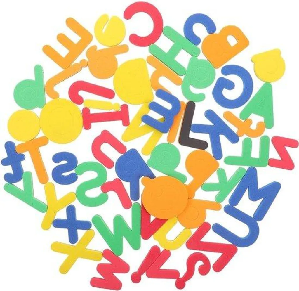 Alphabet Géant Autocollant en Feutrine - Set Éducatif de Lettres Mousse
