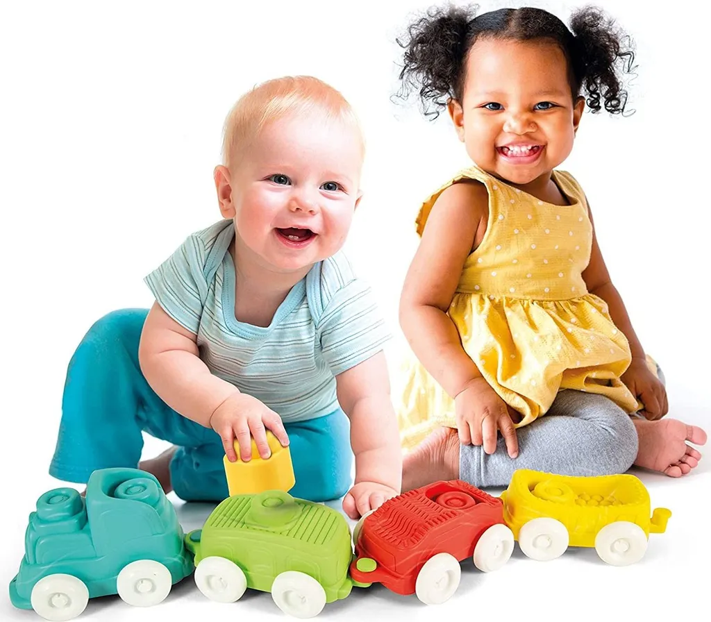 Jouet de construction train Soft Clemmy Junior 12 pièces pour bébé - 8