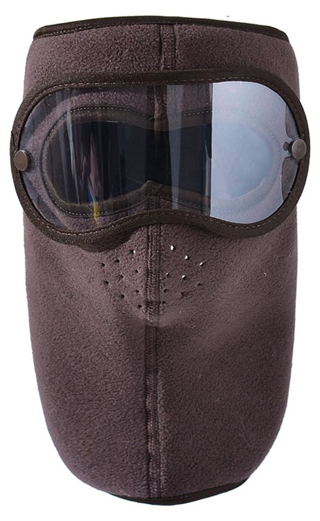Herbst-Winter-Brillen-Gesichtsschutz für Damen und Herren, warmer Fleece-Gesichtsschutz für kaltes Wetter, Outdoor-Radfahren, beschlagfrei, Vollg...