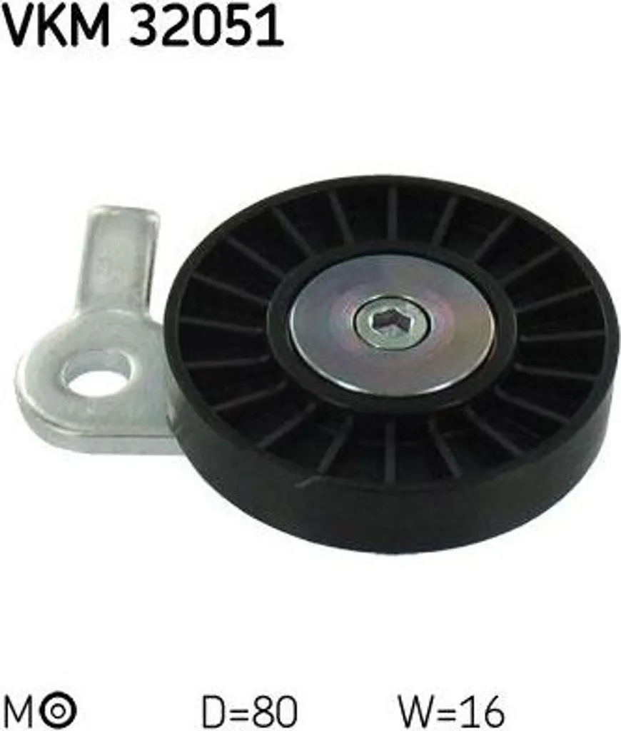 Rouleau Tendeur Haute Performance SKF VKM 32051 - Qualité OE 46557129
