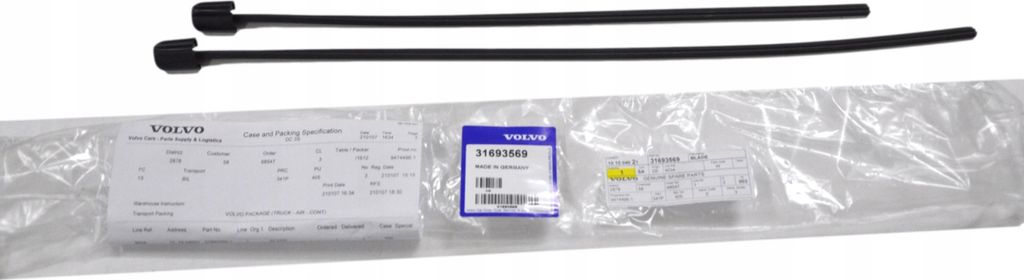 Original VOLVO V60 II Frontwischerblatt-Gummieinsatz Neu vom autorisierten Händler