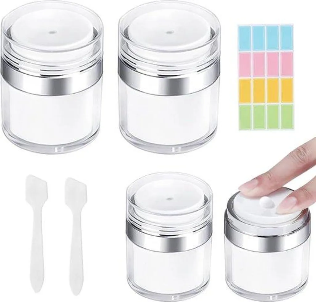 Flacons cosmétiques 30 ml et 50 ml pour crèmes et lotions de voyage