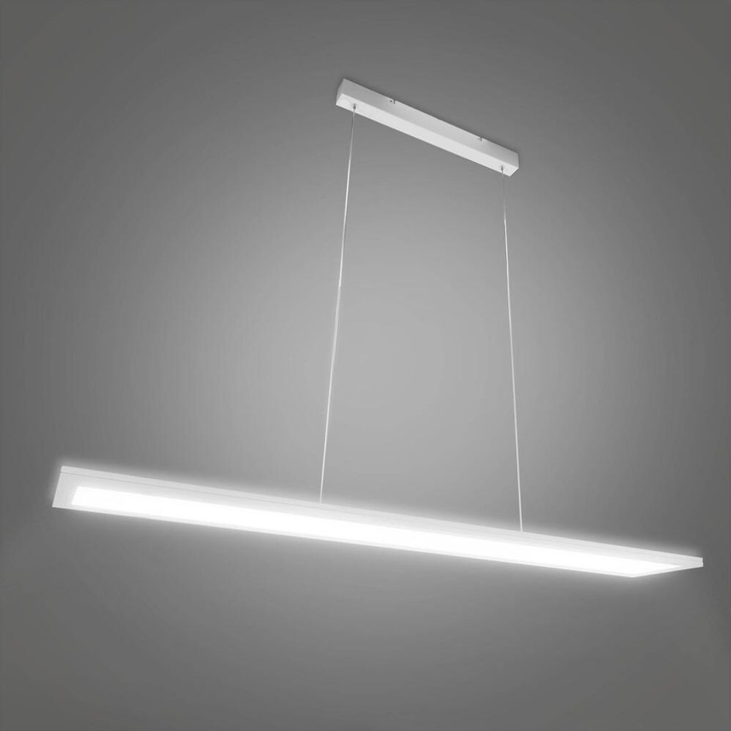 Pendelleuchte Office LED Panel 120x20cm 32W CCT 3000-6000K 3500lm UGR≤19 dimmbar incl. FB transparent Up/Down 30/70