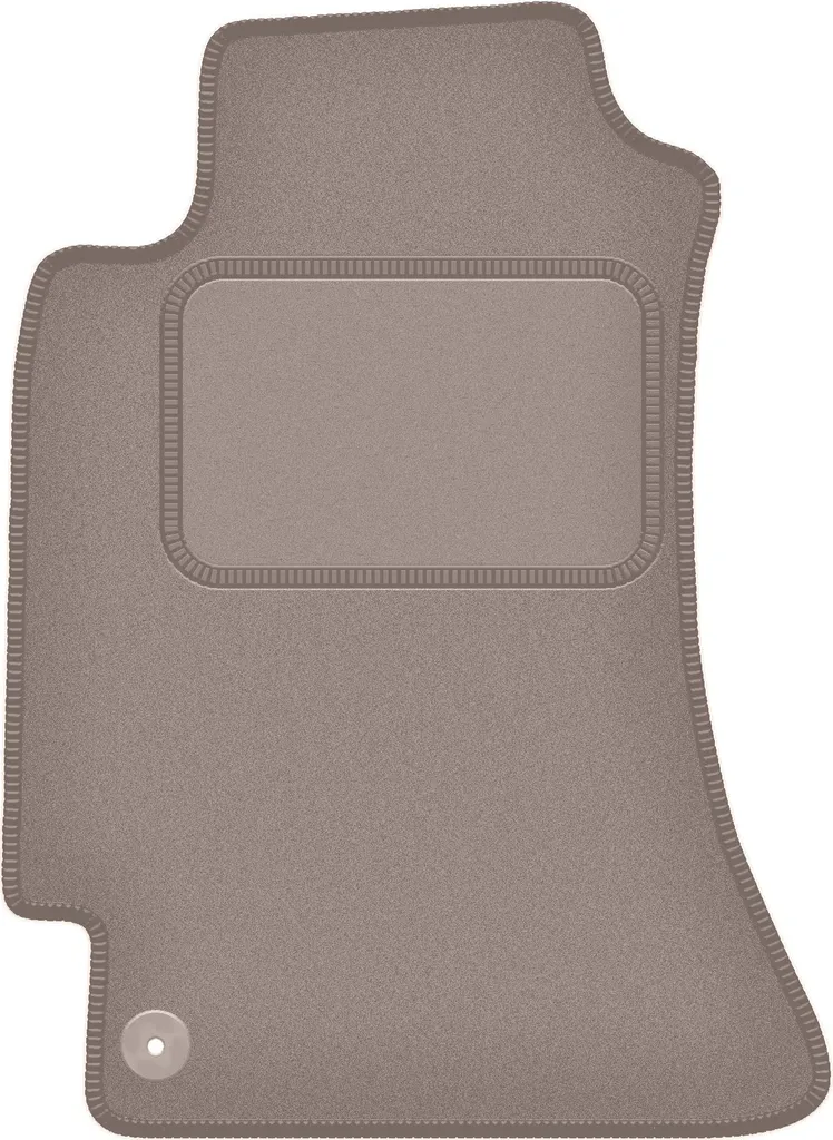 Tappetino Guida Subaru Legacy III Beige in Velluto su Misura con Fissaggi