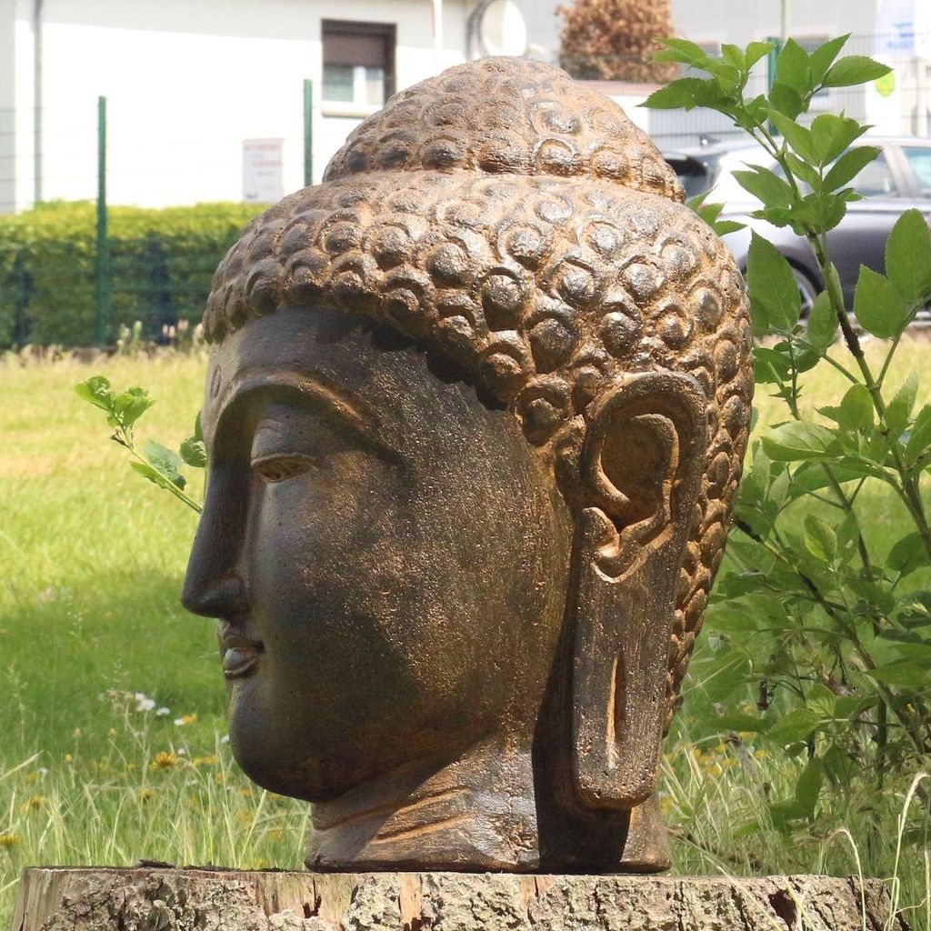 Buddha Kopf Head Figur Skulptur Bali Garten GRC Beton Produktbild 