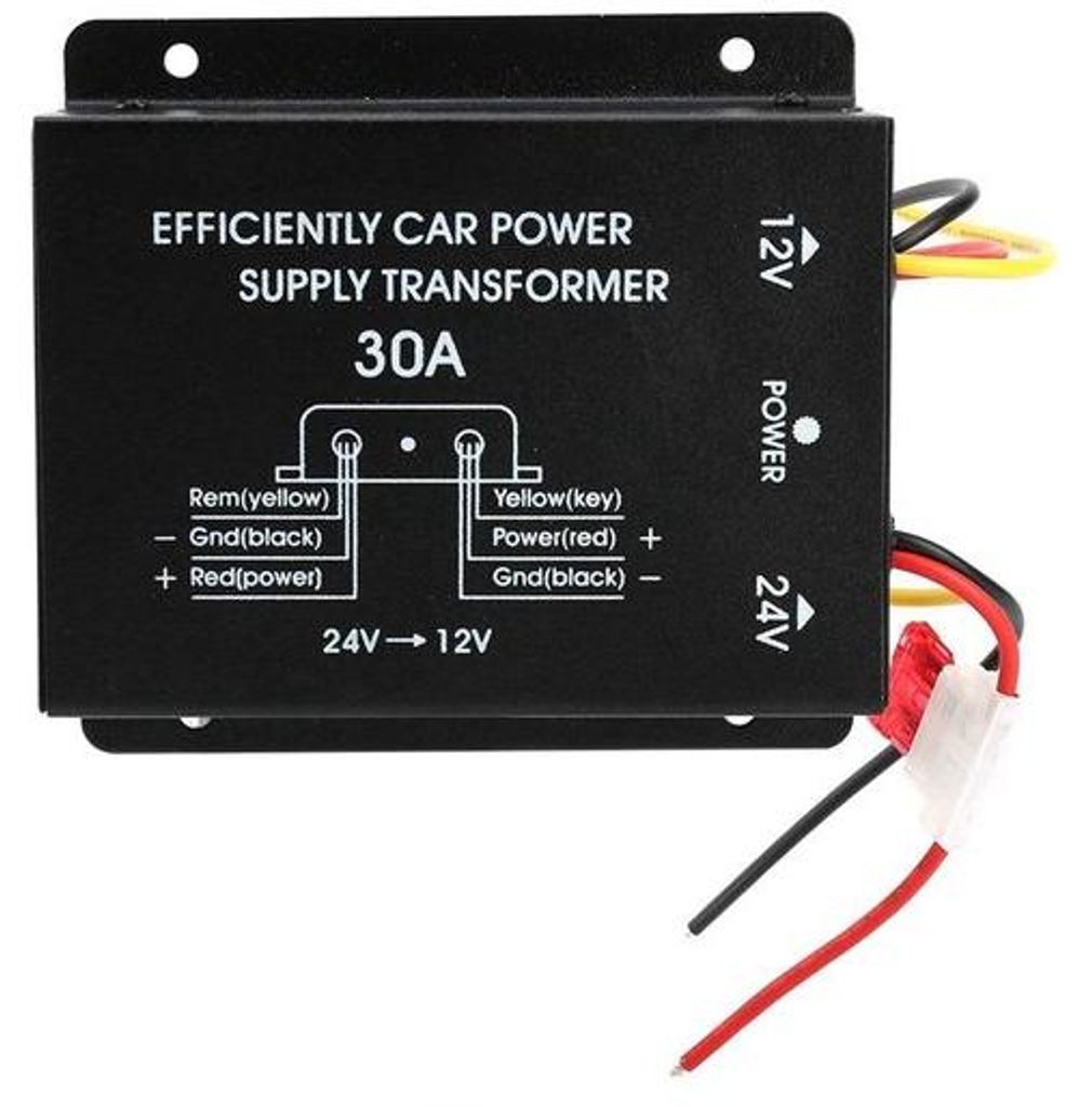 24V Spannungsreduktor 12V für Auto - 30A