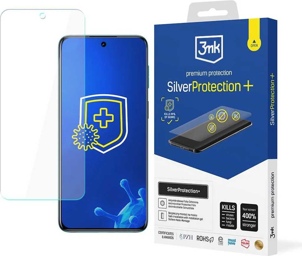 Pellicola Antimicrobica Moto G42 3Mk Silverprotection+ | Sicura per Bambini