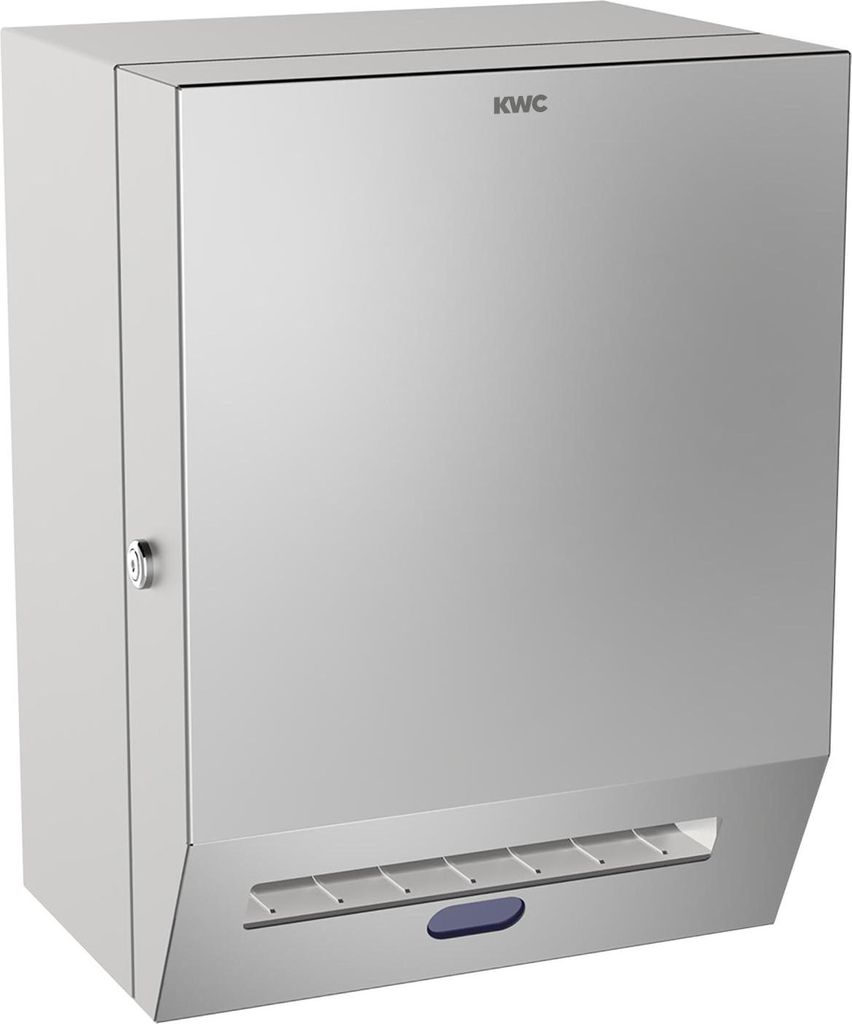 KWC AR Papierhandtuchspender, RODAN, elek., 290x390x226 mm, Aufputz, Batterien