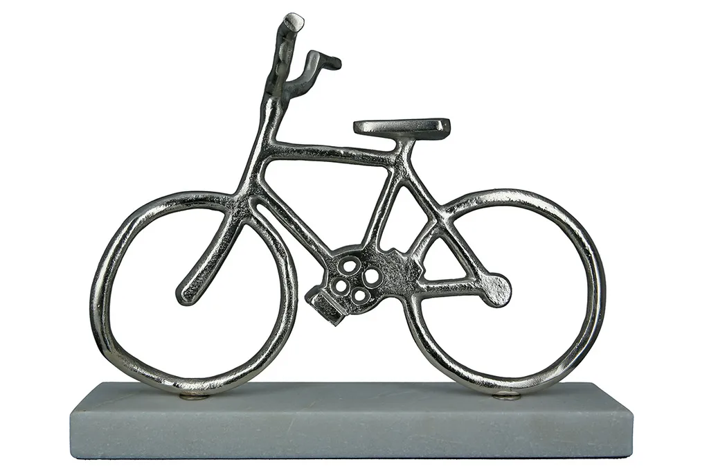 Vélo Gilde sur base alu hauteur 28 cm - Objet de décoration design moderne