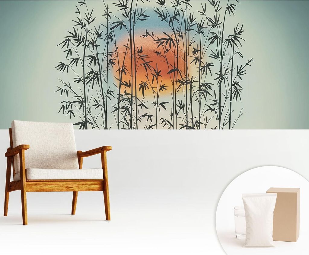 Fototapete - 250x104 cm - Tapete - Wandtapete - Wandbilder - Dekofolie - Tapete Folie - Wand - Dekoration - Wohnzimmer - Harmonisches West