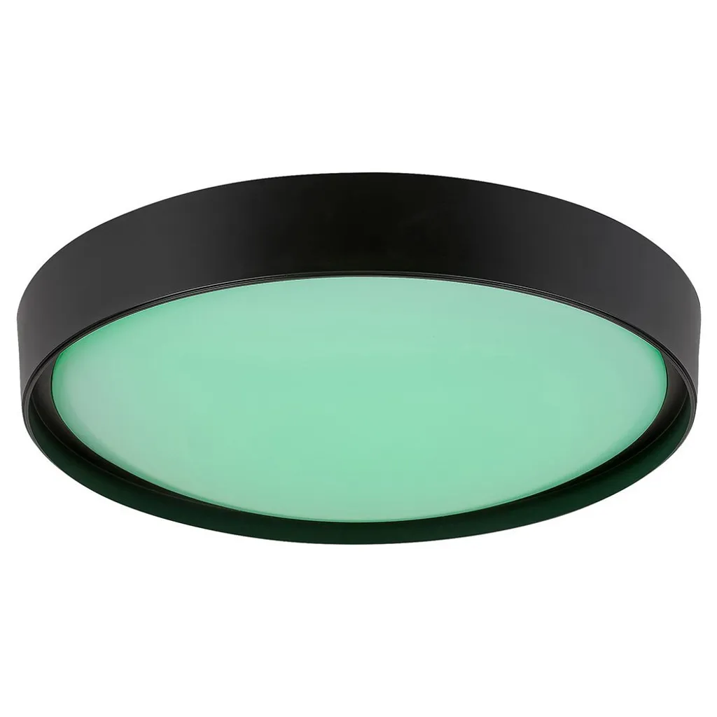 Luminaire LED RGB+CCT 40W Noir Plafonnier SMART WIFI Achilles 500mm