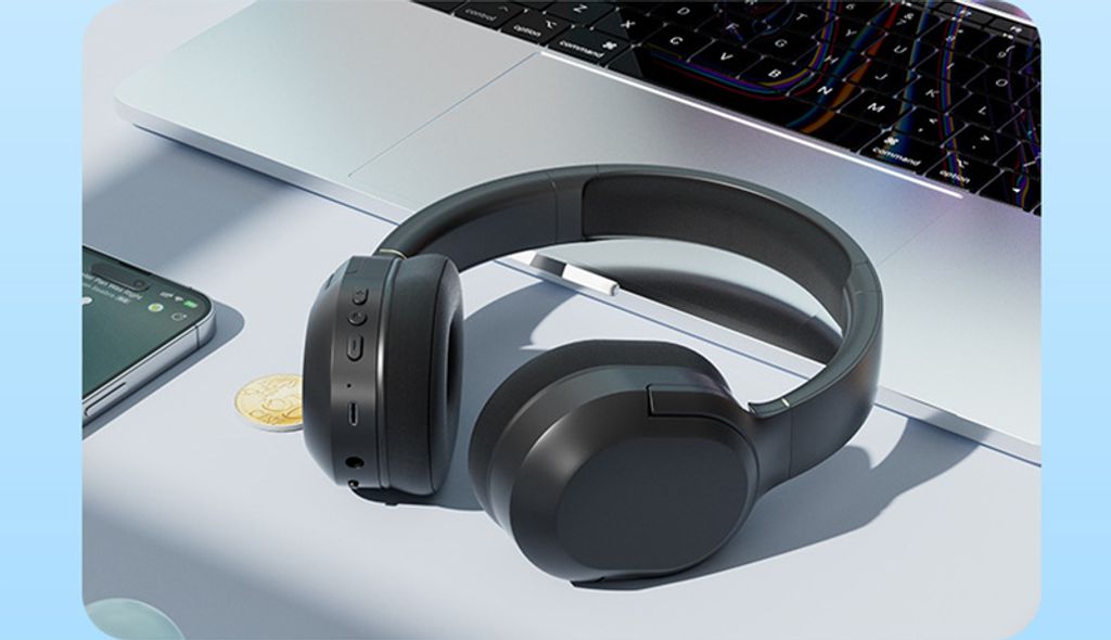 INF Kabelloses Bluetooth-Headset DR-86 Schwarz