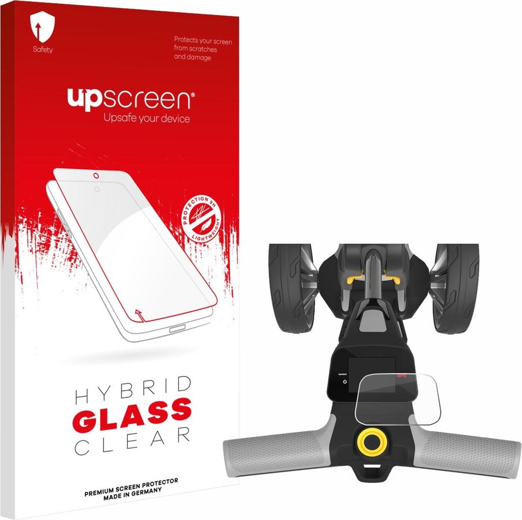 upscreen Schutzglas für PowaKaddy CT6 2025 Schutzfolie Panzer Folie Glas Display Schutz klar
