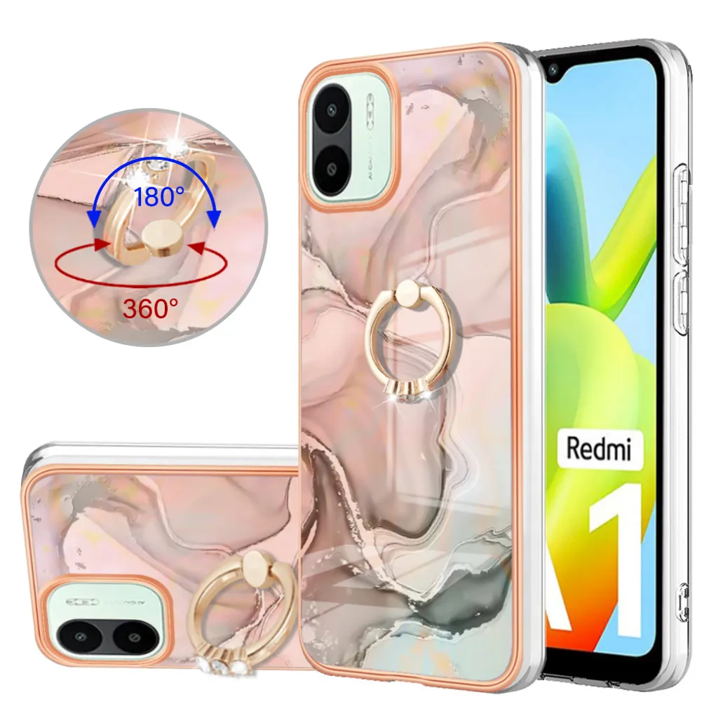 Custodia Xiaomi Redmi A1 Bumper TPU - Protezione Silicone con Ring
