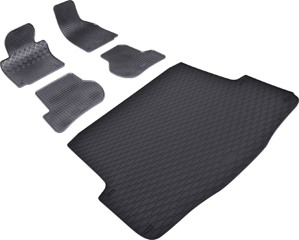 Z550808 Kofferraumwanne+Fußmatten passend für Skoda Octavia Scout 2 1Z Kombi 5türer 2007-2012