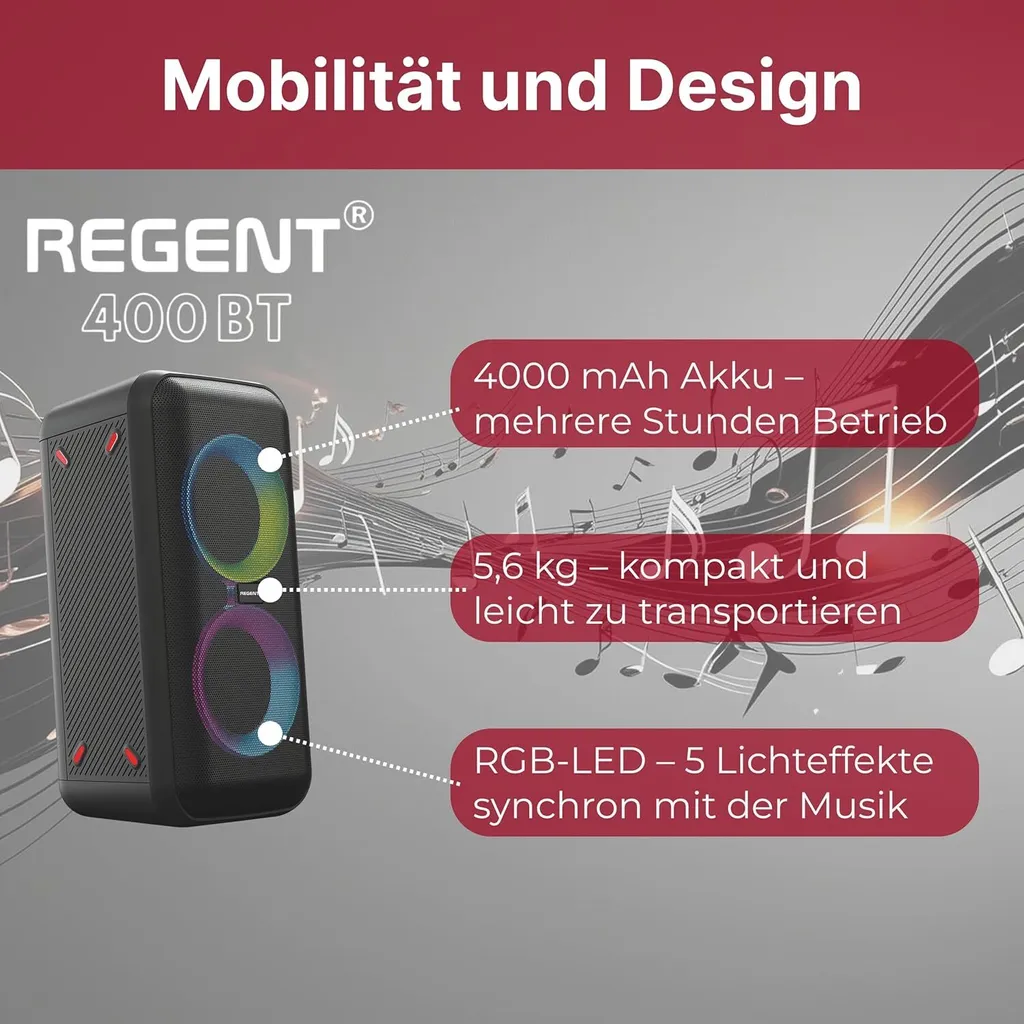 Système Audio Bluetooth 60W Puissant Ferguson pour un Son Net sans Distorsion