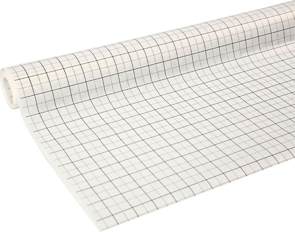 Creotime Patroonpapier Ruitjes 80 Cm Transparant 15 Meter Productafbeelding 