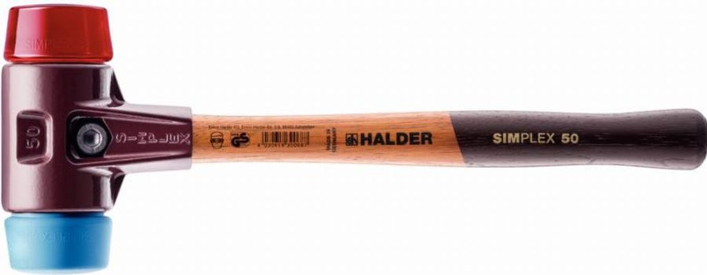 Maillet HALDER SIMPLEX TPE souple / plastique avec boîtier Image du produit 