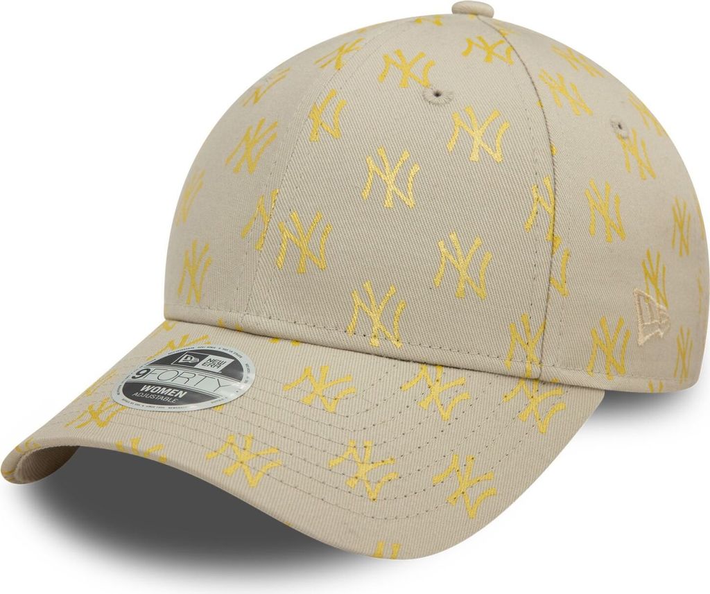 New Era 9Forty Damen Cap - METALLIC New York Yankees beige