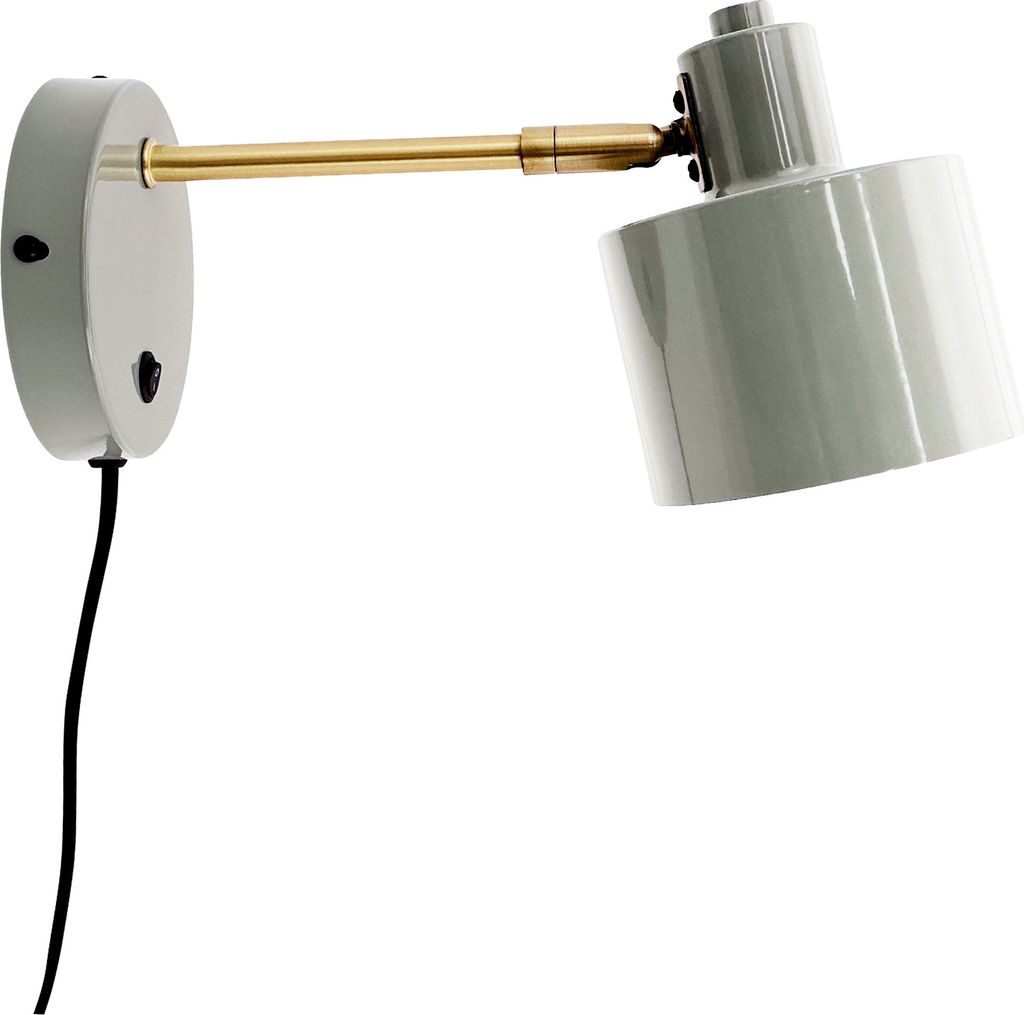 Wandleuchten Wandlampe LED Wandbeleuchtung Leselampe Wohnzimmer Metall Schlafzimmer Deko Ocean grau Messing