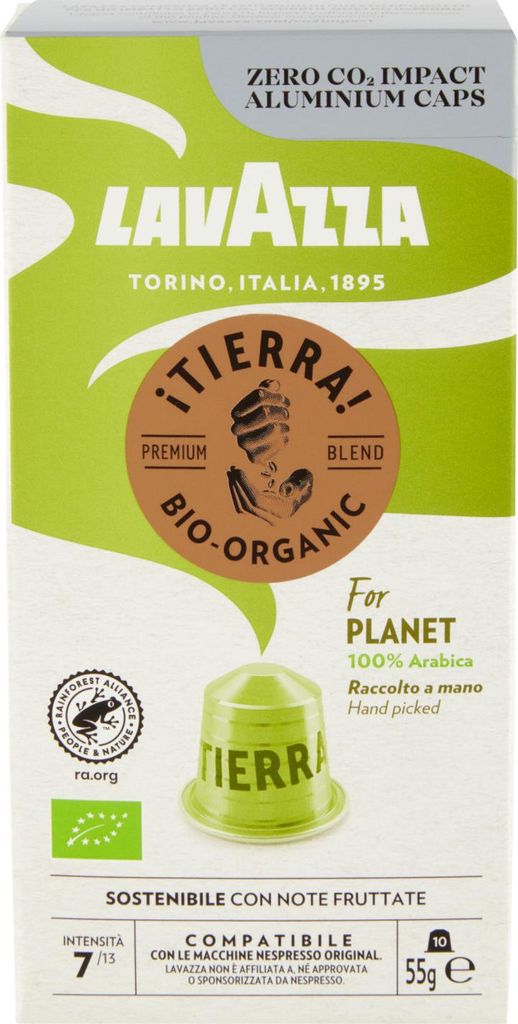 Lavazza ¡Tierra! For Planet, Kaffeekapsel, Espresso, Medium Produktbild 