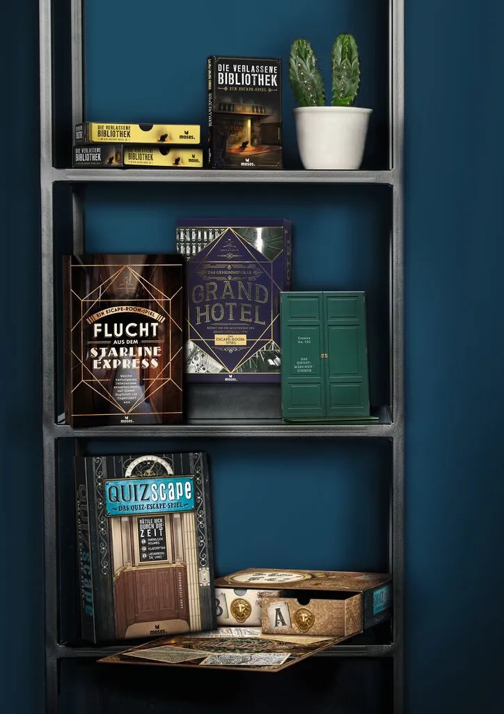 MOSES La bibliothèque abandonnée - Jeu d'évasion et Escape Game Nomade