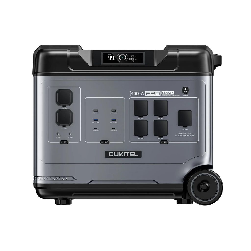 OUKITEL P5000 Pro Powerstation 5120Wh 4000W LiFePO4 mit App Produktbild 