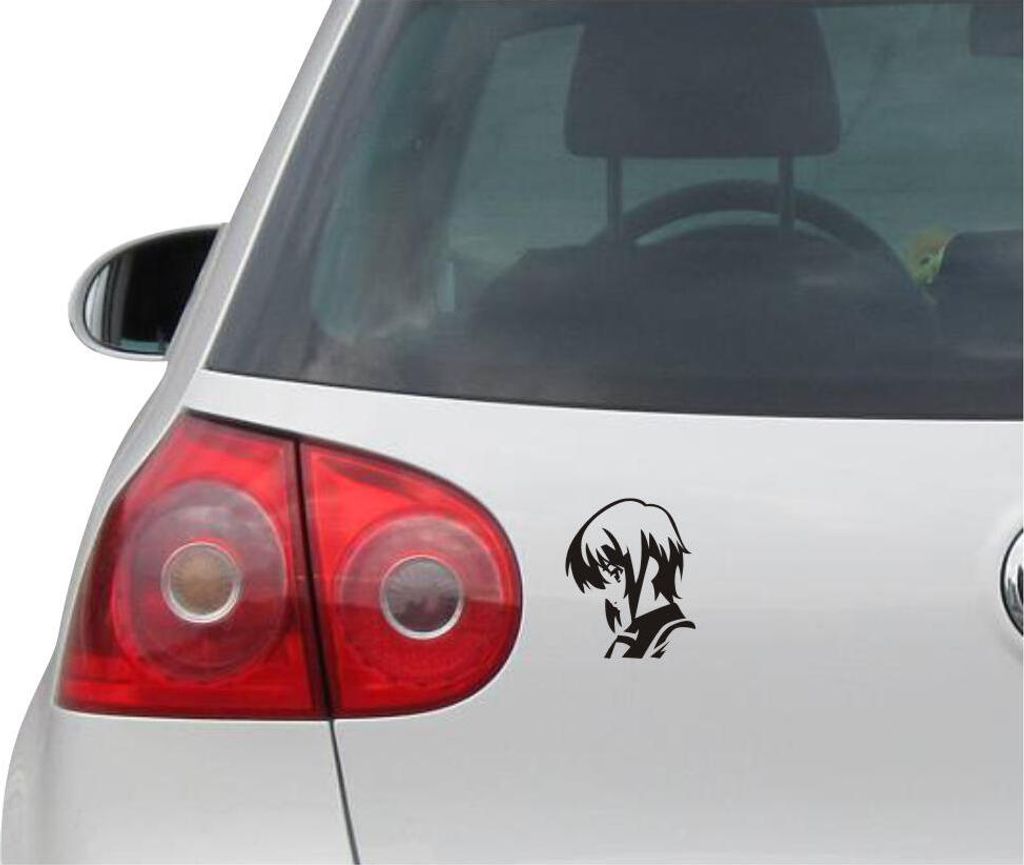 Aufkleber / Autoaufkleber - JDM - Die cut - Haruhi Suzumiya Decal Yuki Auto Fenster Laptop Sticker - schwarz - 86mmx109mm