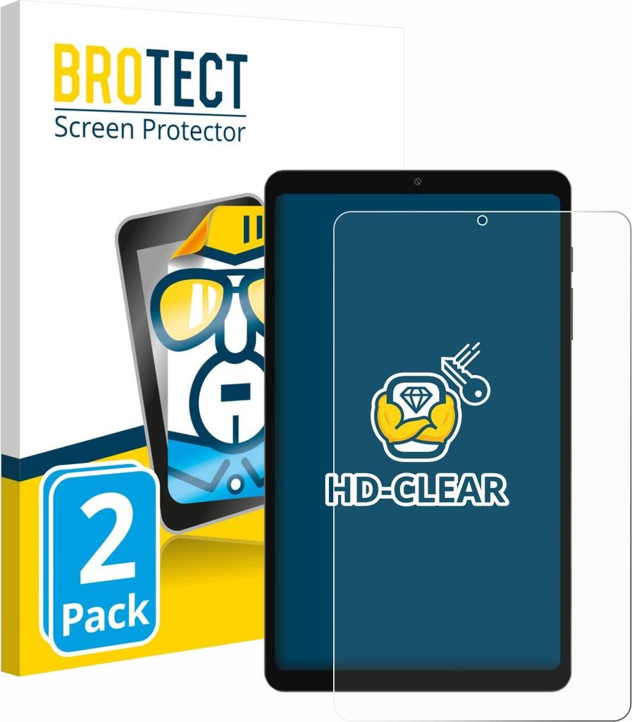 2x Für Blackview Link 2 8.68" Schutzfolie BROTECT Displayschutz Display Schutz Folie Klar Transparent